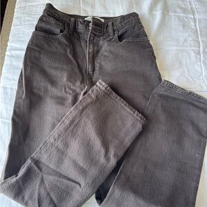 Abercrombie & Fitch The 90s Straight High Rise Curve Love
